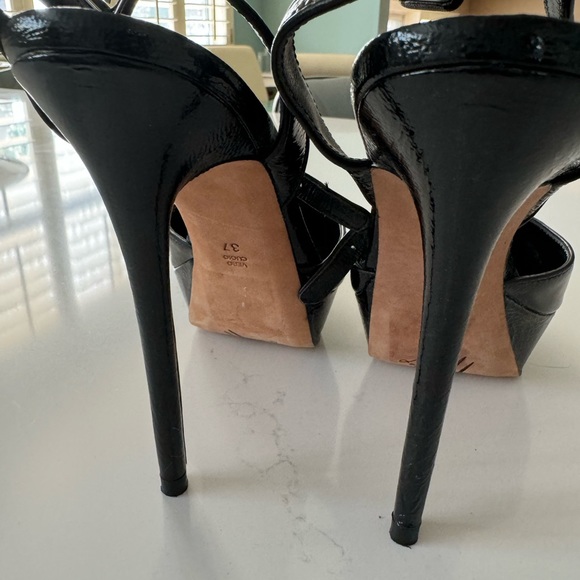Jean-Michel Cazabat heels with ankle strap in black leather. Size 37/7 - Picture 4 of 11